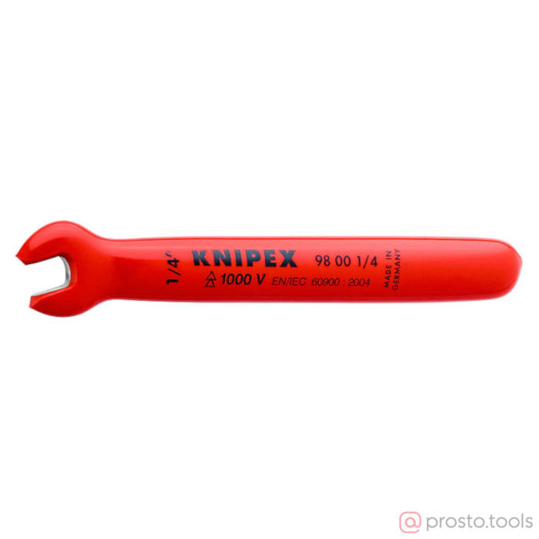 Изображение Ключ рожковый односторонний 1/4" до 1000В //KNIPEX