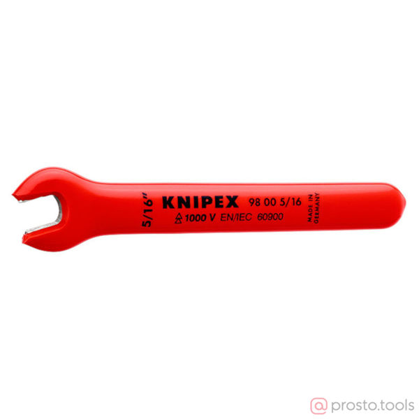 Изображение Ключ рожковый односторонний 5/16" до 1000В //KNIPEX
