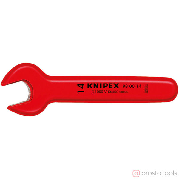 Изображение Ключ рожковый односторонний 12мм до 1000В //KNIPEX
