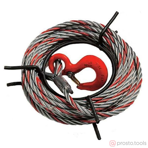 Изображение Трос 16,3мм 20м с крюком для T532D/TU32 //TIRFOR