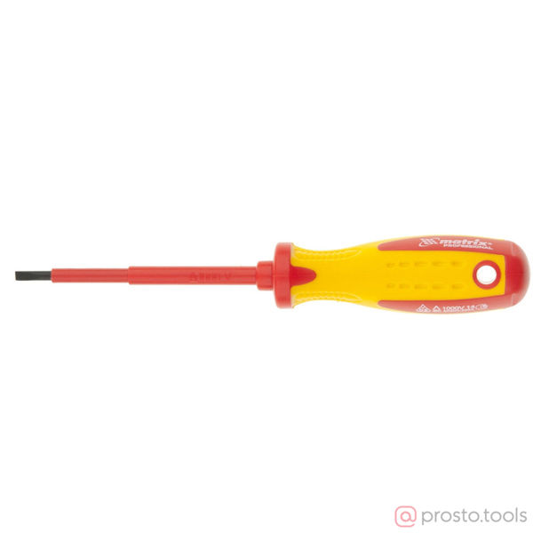 Изображение Отвертка крестовая 100мм PH2 (до 1000В) (MATRIX)