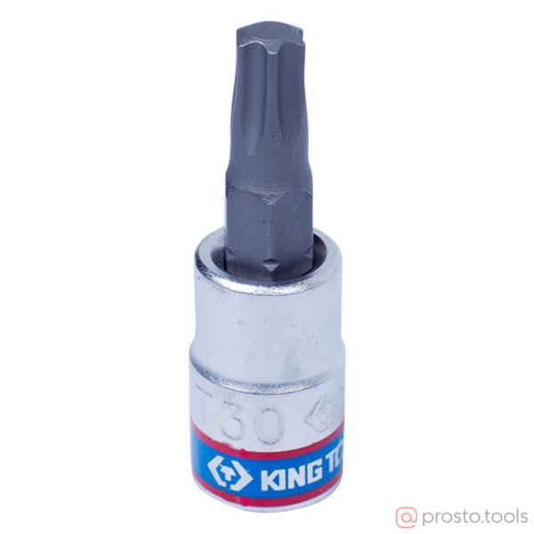 Изображение Головка торц. 1/4" T30 TORX L= 37мм (KING TONY)