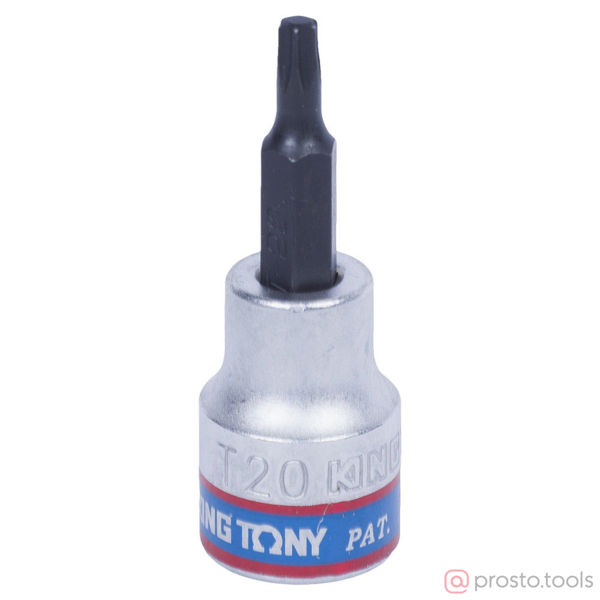 Изображение Головка торц. 3/8" T20 TORX L= 50мм (KING TONY)