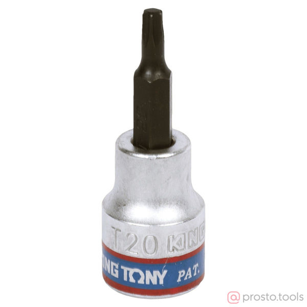 Изображение Головка торц. 3/8" T20 TORX L= 50мм (KING TONY)