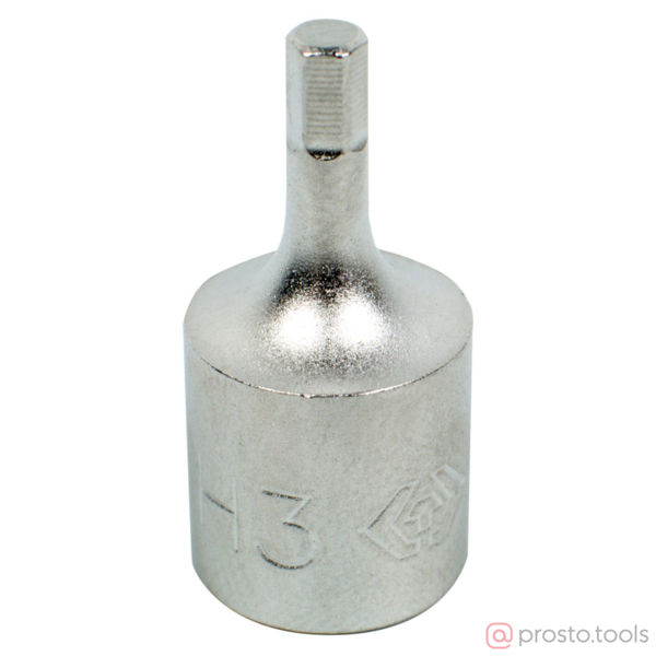 Изображение Головка торц. 1/4" H3 HEX L=25мм (KING TONY)