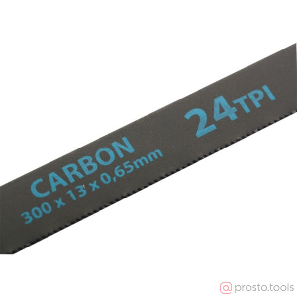 Изображение Полотно ножовочное ручное 300 мм (2 шт) 24TPI биметаллическое Carbon, GROSS