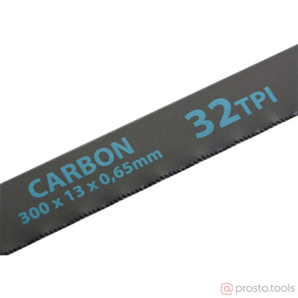 Изображение Полотно ножовочное ручное 300 мм (2 шт) 32TPI биметаллическое Carbon, GROSS