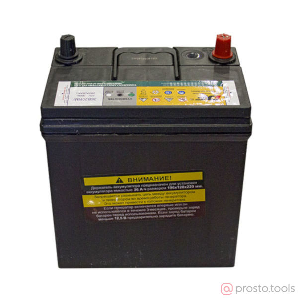 Изображение Аккумулятор 12,0V 36,0Ач DG10000E/DG10000E-3/DG6501ES (12V 36Ач 196/128/220мм) //CHAMPION