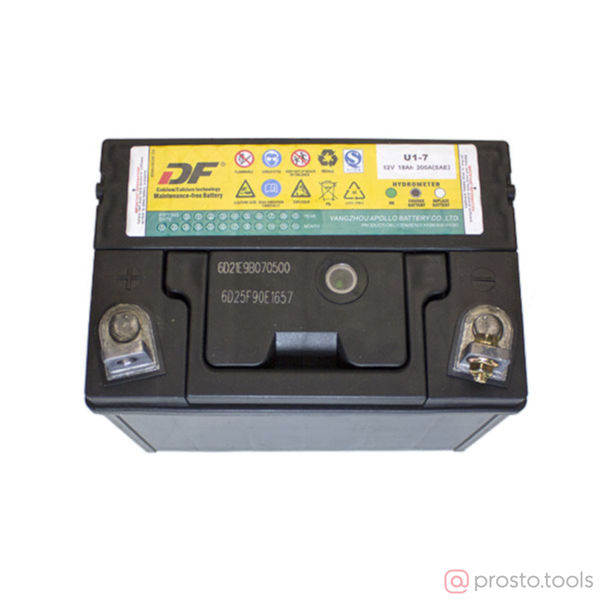 Изображение Аккумулятор 12,0V 18,0Ач DG3601E/DG6501E/DG6501E-3 (12V 18Ач 198/130/186мм) //CHAMPION