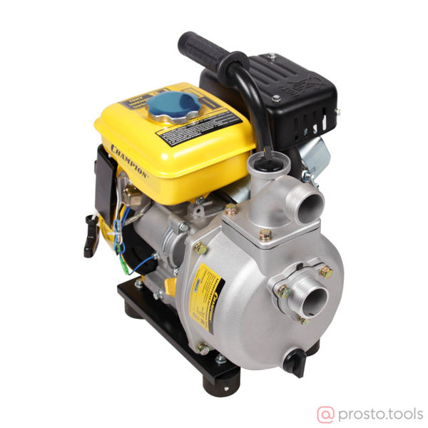 Изображение Мотопомпа CHAMPION GP40 (1,5" 300л/мин 8/22м 2,4лс 1,6л 16,4кг)