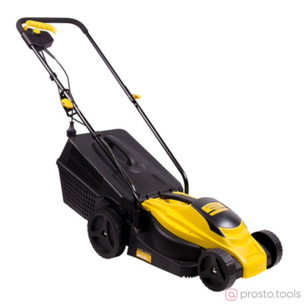 Изображение Газонокосилка эл. CHAMPION EM3110 (1000Вт пласт.травосб. 30л ширина 320мм 20-60мм, 6,8кг)