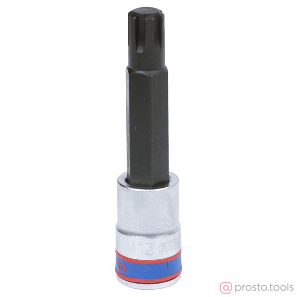 Изображение Головка ударная 1/2" M13 RIBE L= 100мм (KING TONY)
