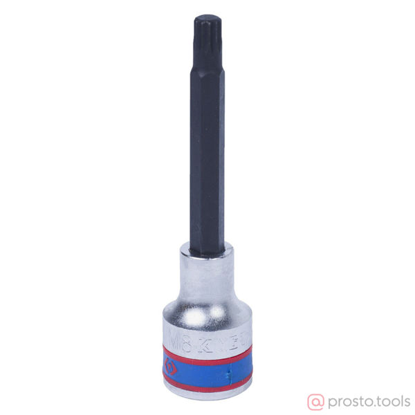 Изображение Головка ударная 1/2" M8 SPLINE L= 100мм (KING TONY)