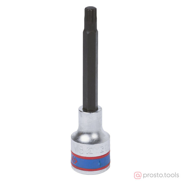 Изображение Головка ударная 1/2" M8 SPLINE L= 100мм (KING TONY)