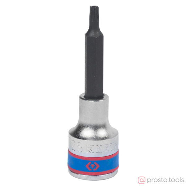 Изображение Головка торц. 1/2" T25 TORX Tampered L=80мм с отверстием (KING TONY)