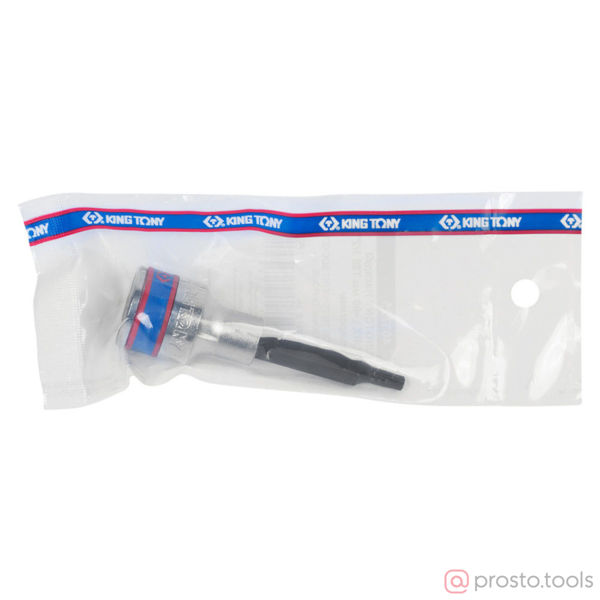 Изображение Головка торц. 1/2" T25 TORX Tampered L=80мм с отверстием (KING TONY)