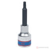 Изображение Головка торц. 1/2" T27 TORX Tampered L=80мм с отверстием (KING TONY)