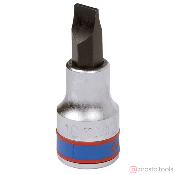 Изображение Головка торц. 1/2" 10*1,6 Slotted L= 60мм (KING TONY)