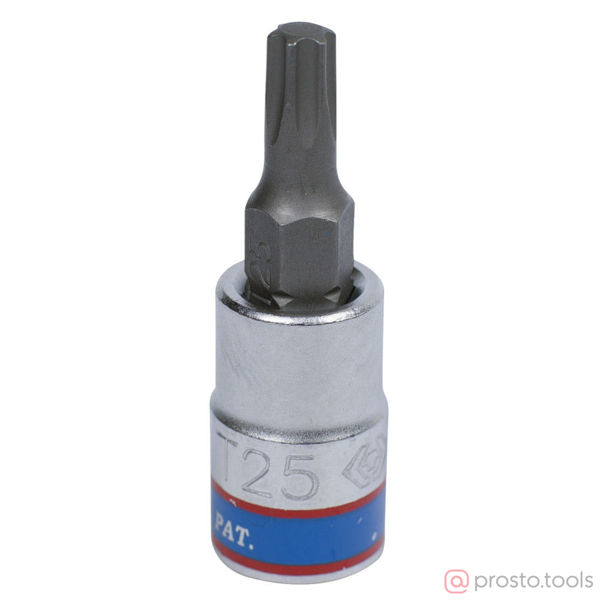 Изображение Головка торц. 1/4" T25 TORX L= 37мм (KING TONY)
