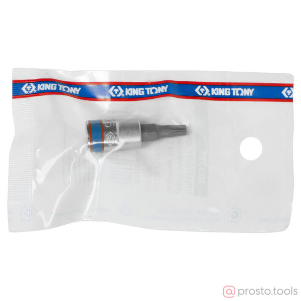 Изображение Головка торц. 1/4" T25 TORX L= 37мм (KING TONY)