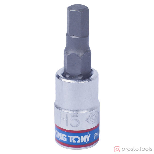 Изображение Головка торц. 1/4" H5 HEX L=37мм (KING TONY)