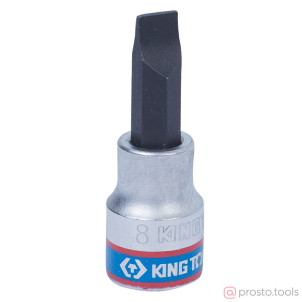 Изображение Головка торц. 3/8" 8,0*1,2 Slotted L= 50мм (KING TONY)