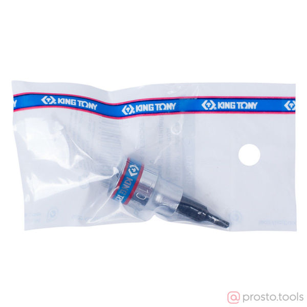 Изображение Головка торц. 3/8" T10 TORX L= 50мм (KING TONY)