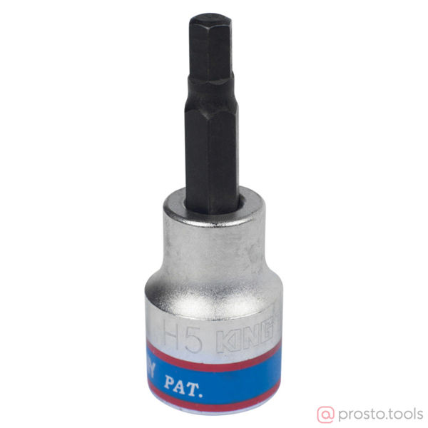 Изображение Головка торц. 3/8" H 5 HEX L= 50мм (KING TONY)