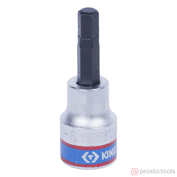 Изображение Головка торц. 3/8" H 6 HEX L= 50мм (KING TONY)