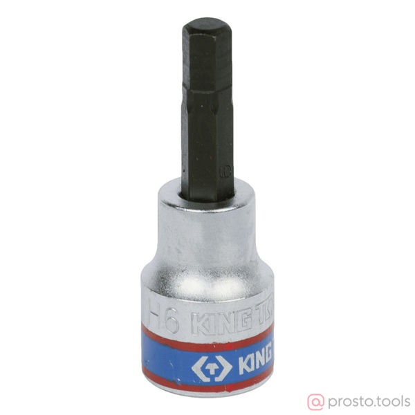 Изображение Головка торц. 3/8" H 6 HEX L= 50мм (KING TONY)