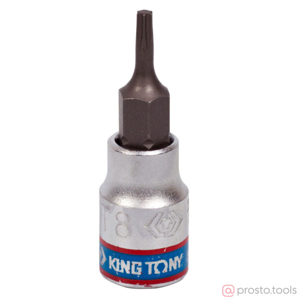 Изображение Головка торц. 1/4" T9 TORX L= 37мм (KING TONY)