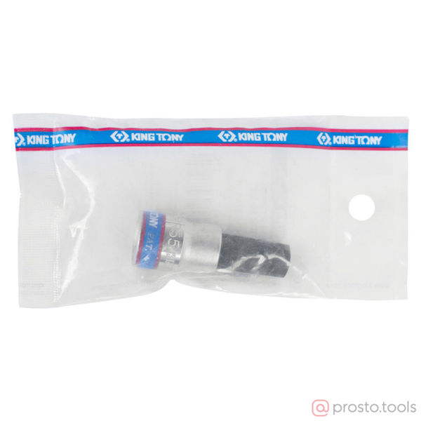 Изображение Головка торц. 3/8" IPR55 TORX PLUS L= 50мм 5-ти лучевой (KING TONY)
