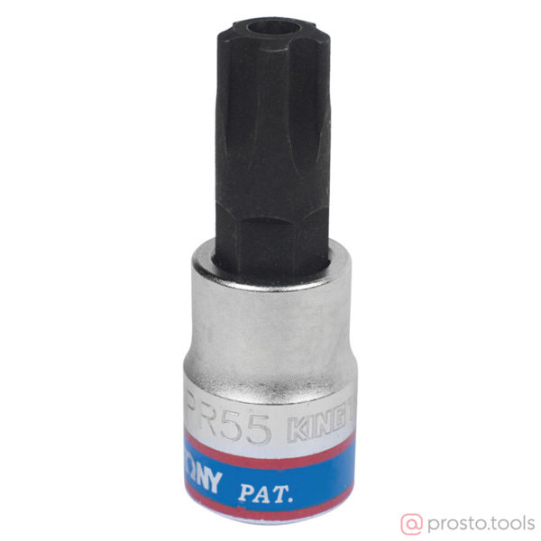 Изображение Головка торц. 3/8" IPR55 TORX PLUS L= 50мм 5-ти лучевой (KING TONY)