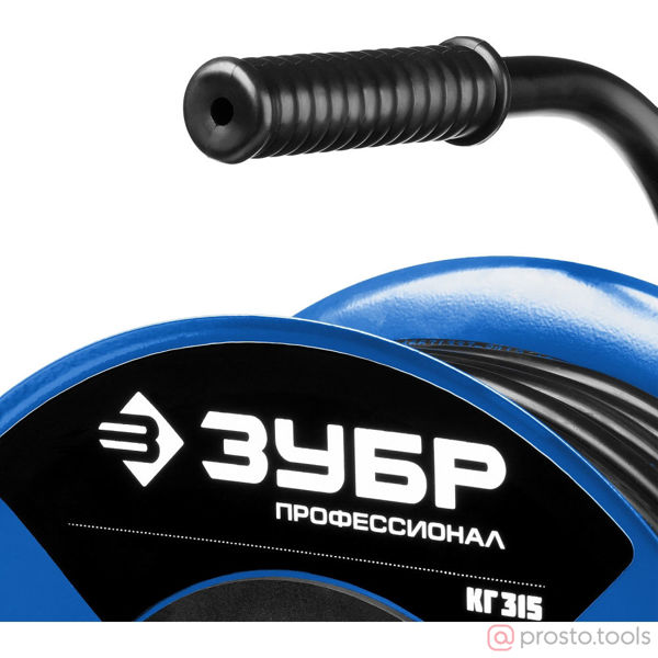 Изображение Удлинитель эл. на катушке 20м 4 гнезда "КГ 315, 3700 Вт, IP44, КГ 3х1,5 кв мм //ЗУБР