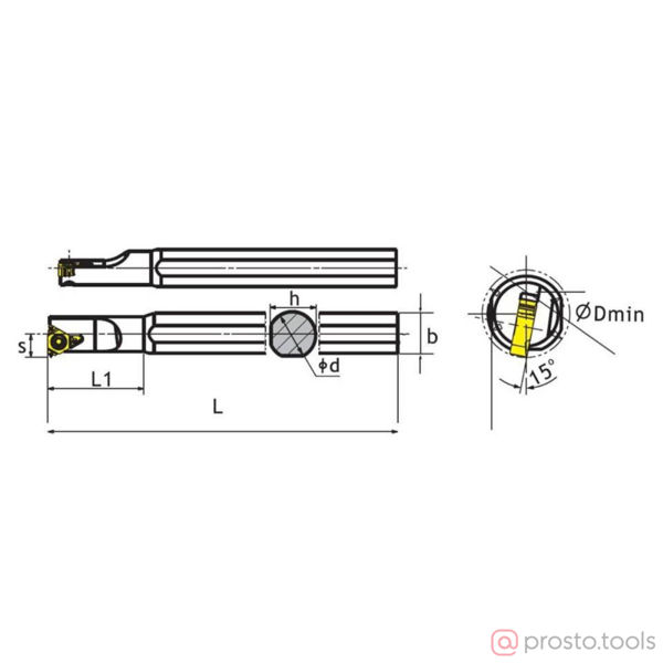 Изображение Державка SNR0025R16 (ISO) (SIR0025R16) //CNCM