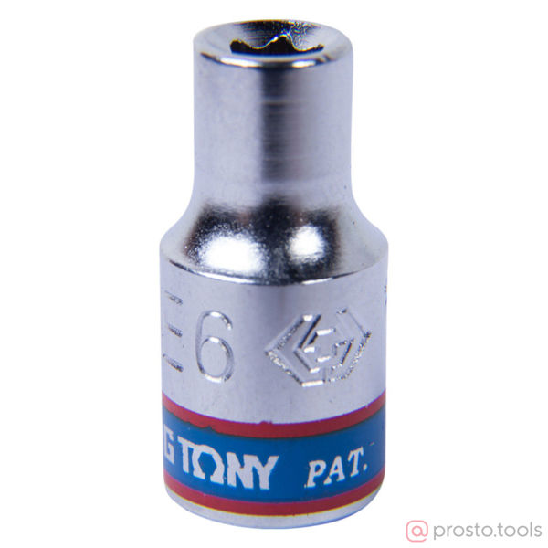Изображение Головка торц. 1/4" E6 (KING TONY)