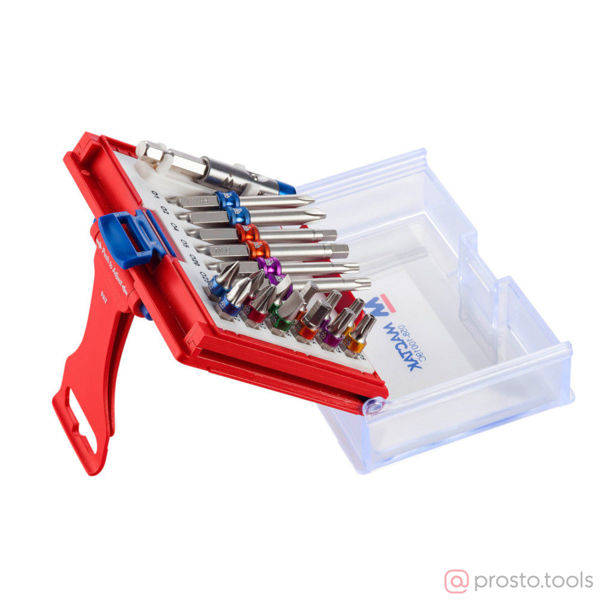 Изображение Набор вставок (бит) 1/4" TORX, HEX, PZ, PH, SLOT, 19 пред. (МАСТАК)