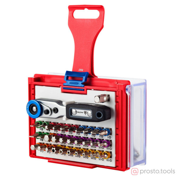 Изображение Набор вставок (бит) 1/4" TORX, HEX, PZ, PH, SLOT, 33пр. //МАСТАК