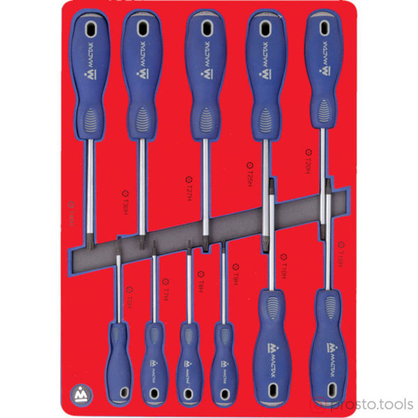 Изображение Набор отверток из 11 шт TORX, ложемент //МАСТАК