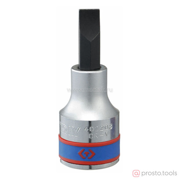 Изображение Головка торц. 1/2" 0,8*1,2 Slotted L= 60мм (KING TONY)