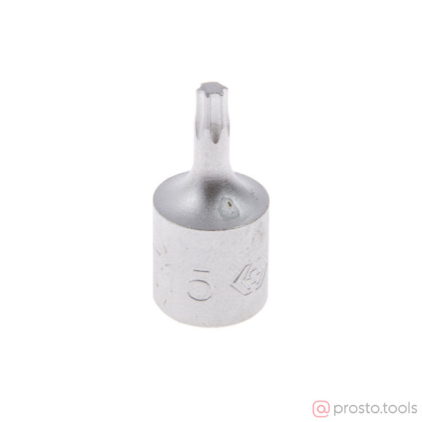 Изображение Головка торц. 1/4" T15 TORX L= 25мм (KING TONY)