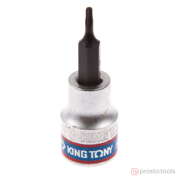 Изображение Головка торц. 3/8" T8 TORX L= 50мм (KING TONY)