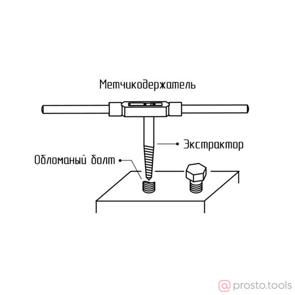 Изображение Экстрактор М24-М33 //KING TONY