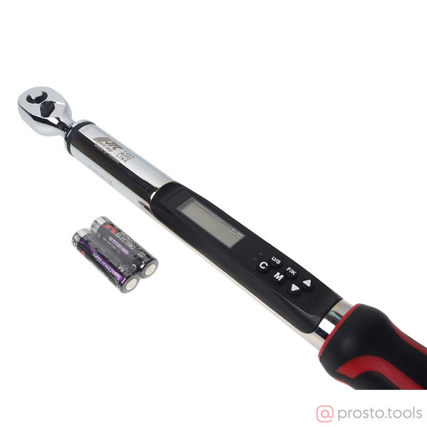 Изображение Ключ динамометрический 3/8" 7-135Нм цифровая индикация, усилие затяжки (JTC)