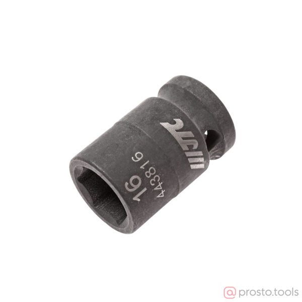 Изображение Головка ударная 1/2" 16мм 6-гран. длина 38мм //JTC
