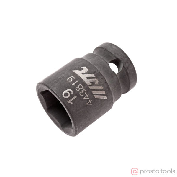 Изображение Головка ударная 1/2" 19мм 6-гран. длина 38мм //JTC