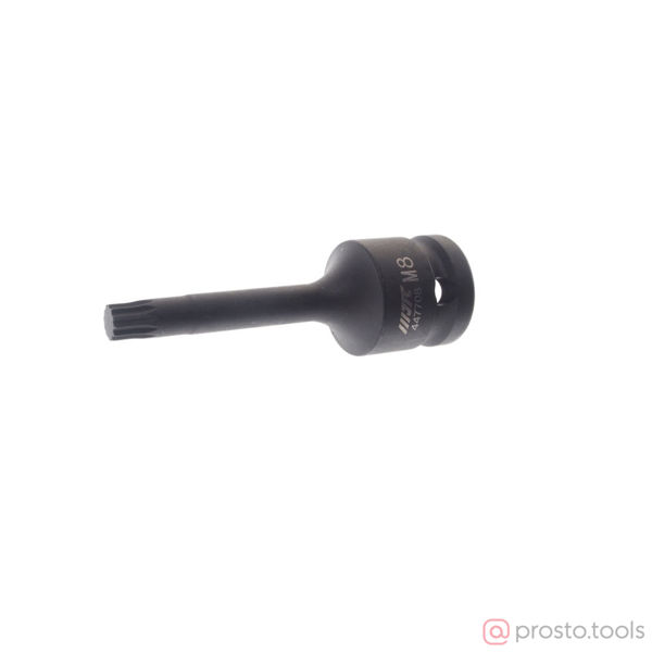 Изображение Головка ударная со вставкой SPLINE 1/2" M8 длина 78мм //JTC