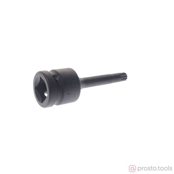 Изображение Головка ударная со вставкой SPLINE 1/2" M8 длина 78мм //JTC