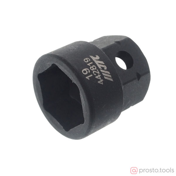 Изображение Головка ударная 1/2" 19мм 6-гран. длина 28мм //JTC