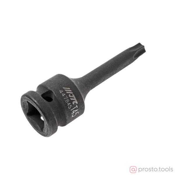 Изображение Головка ударная со вставкой TORX 1/2" T45 длина 78мм //JTC